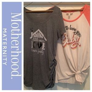 Two maternity T-shirt’s